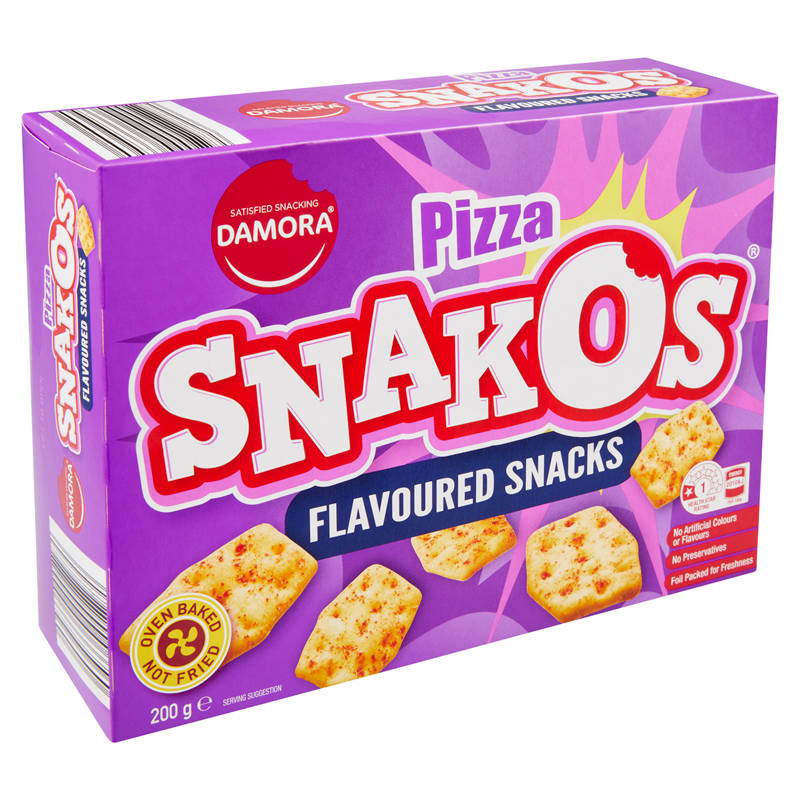 Snakos Pizza Biscuits 200g