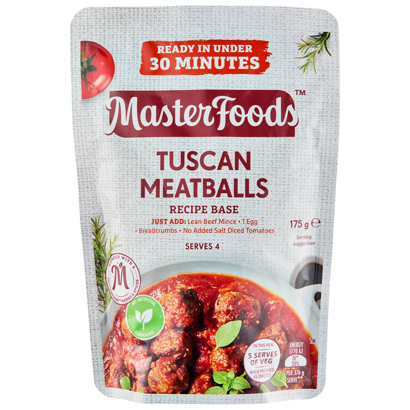 Tuscan Meatballs Recipe Base 175g