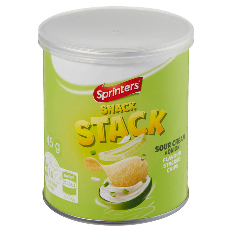 Snack Stack Chips Sour Cream & Onion Flavour 45g