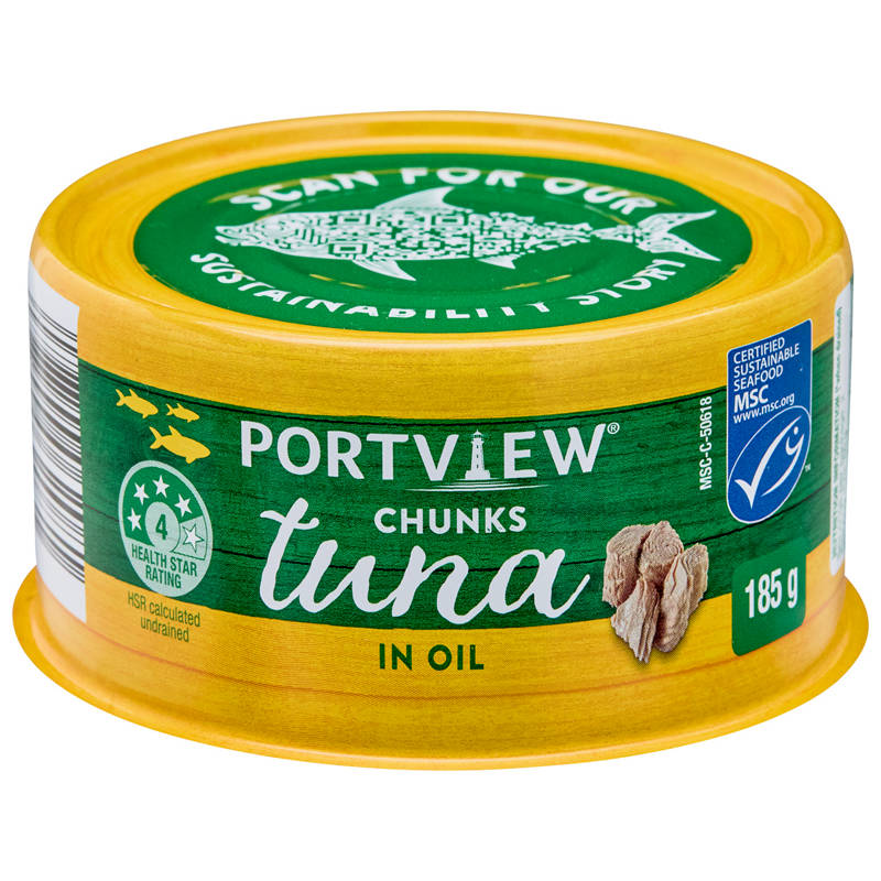 PORTVIEW Tuna Chunks in Oil 185g