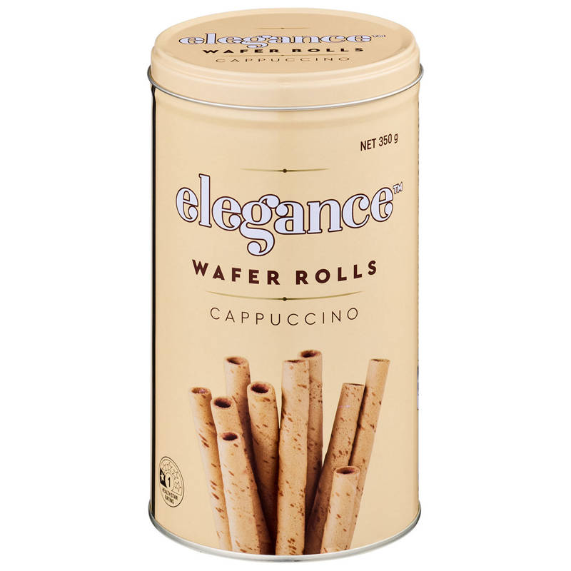 Wafer Rolls Cappuccino 350g
